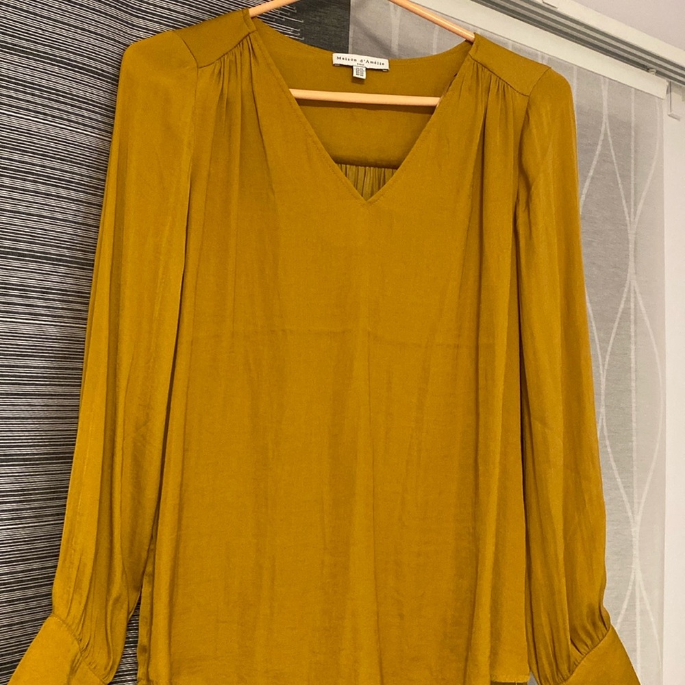 COPY - Mustard color blouse